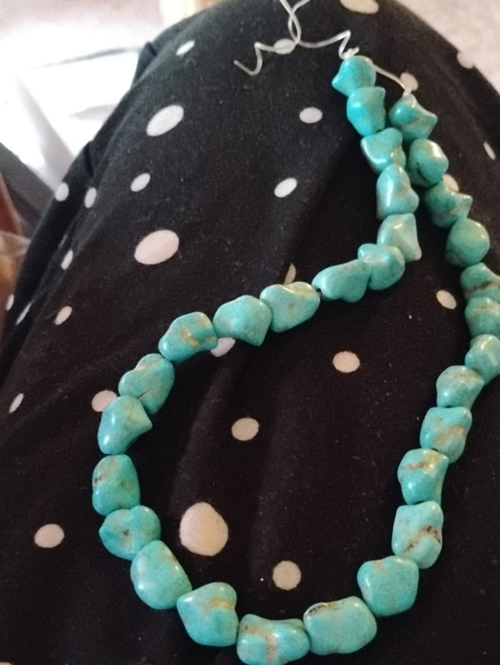 Turquoise Unfinished Necklace